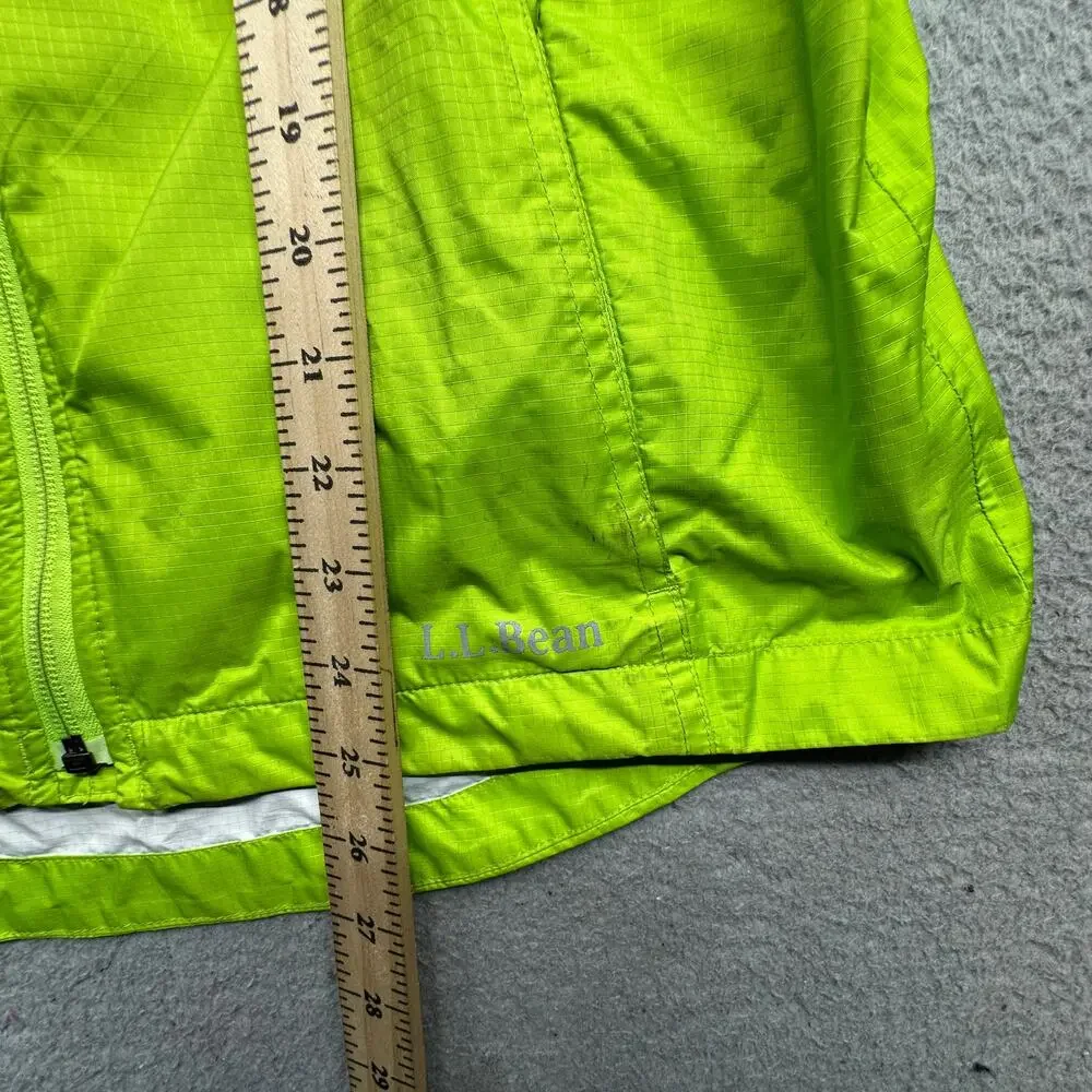 LL Bean 286124 Trail Model Rain Jacket Colorblock Boys Youth Large Waterproof